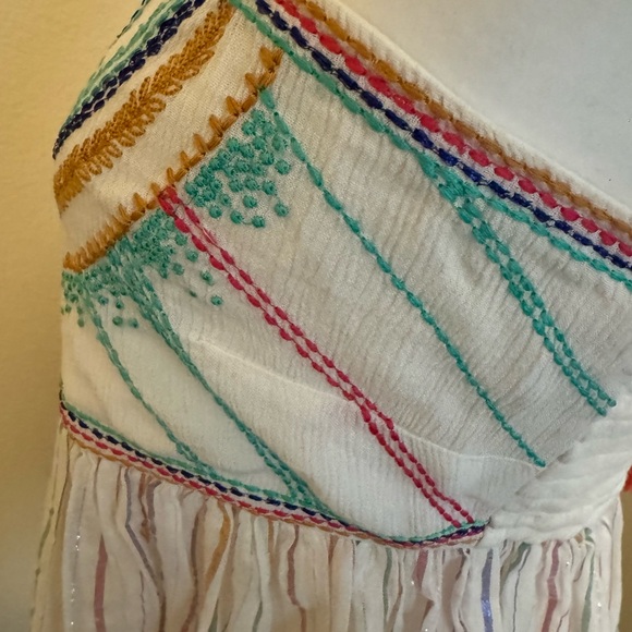 Anthropologie Women’s Floreat Size 6 Embroidered Halter Top - Picture 11 of 13